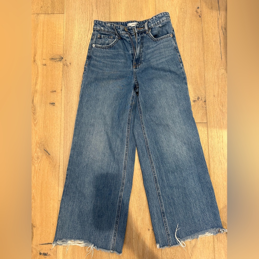 Mango wide leg jeans